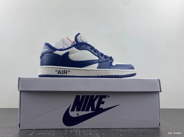 JORDAN TRAVIS X DM7890-101 SCOTT CUSTOM OFF-WHITE X AIR 1 0630